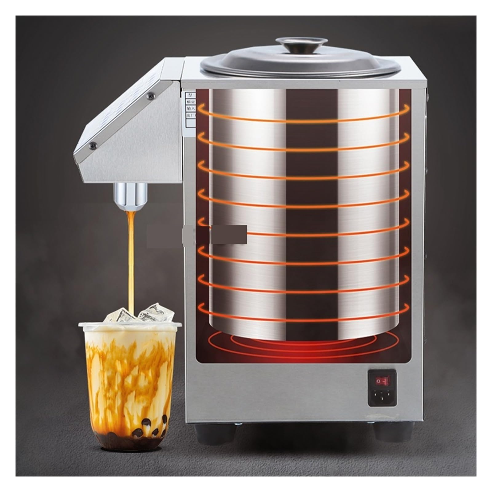 Macchina per Sciroppi, Attrezzatura Speciale For Negozio Di Tè Al Latte Commerciale Macchina Automatica For La Quantificazione Del Fruttosio Con Computer Set Completo Piccoli Caffè