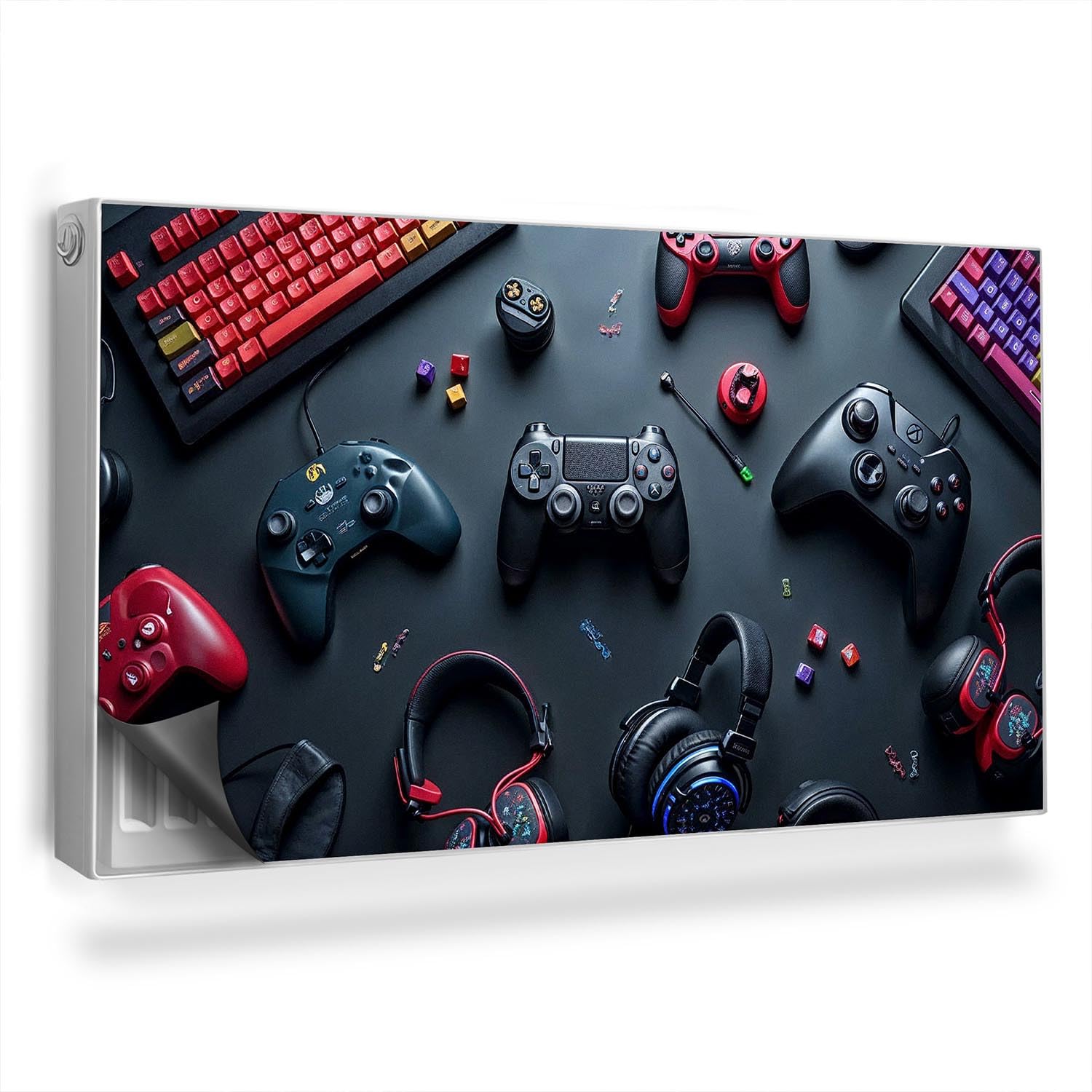 Cache radiateur 110x60 couverture magnétique et tapis consoles de jeu