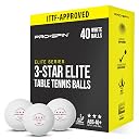 PRO-SPIN Ping Pong Balls – 3-Star ITTF-Approved Premium Table Tennis Balls | High-Performance 40+ ABS Professional Quality for Indoor & Outdoor Games (Pack of 40) gallery image