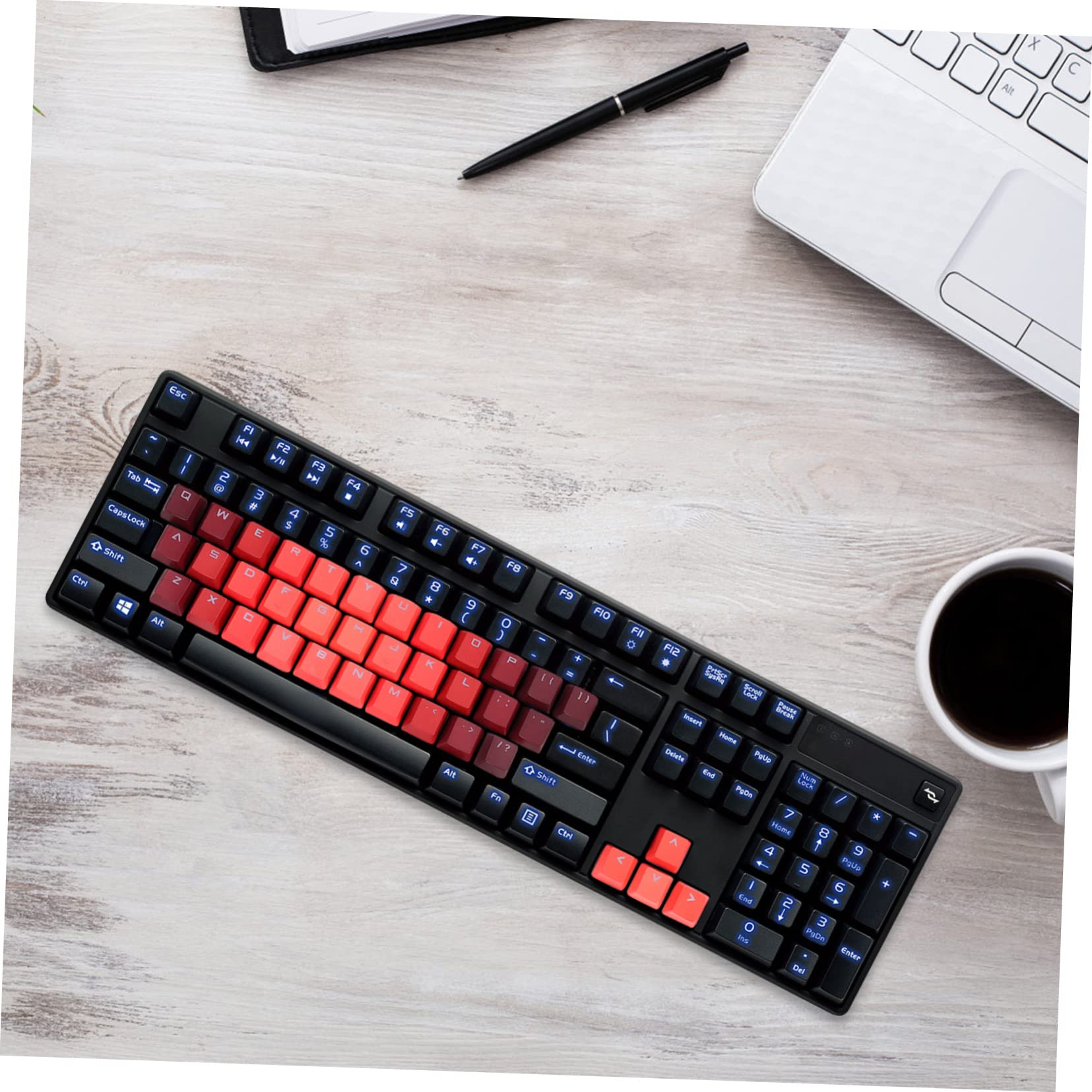 jojofuny 3sets Keycaps Per Tastiera Meccanica Design Traslucido e Facile Da Installare Accessori Per Keyboard Compatibile Con Layout Cherry e Giocatori Di Gaming