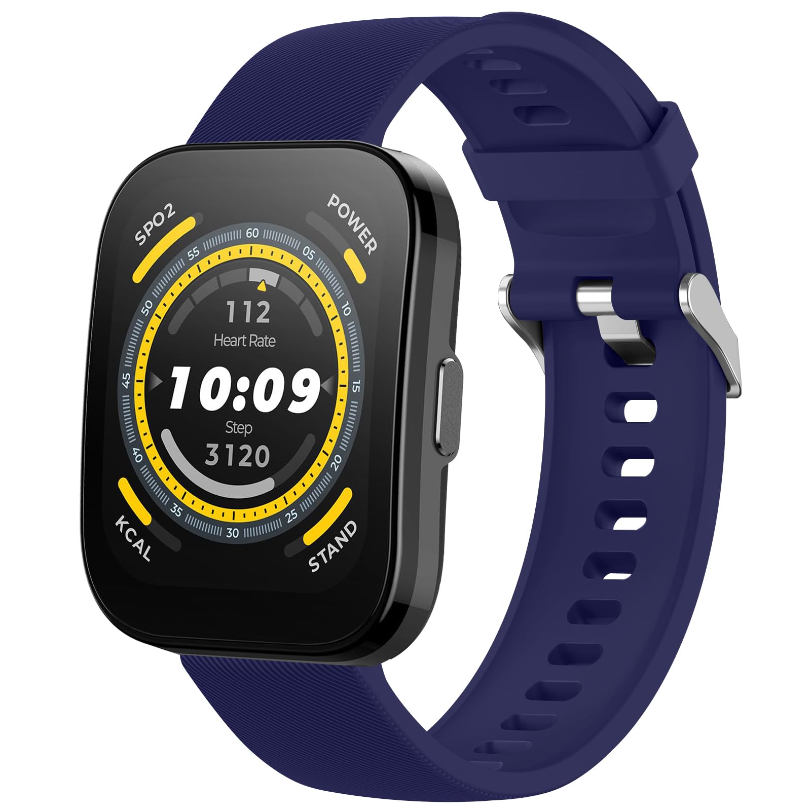 Tobfit 22mm Quick Released Watch Band Compatible with Amazfit Bip 5, Silicone Wrist Straps Women Men Replacement Bands for Amazfit Smartwatch