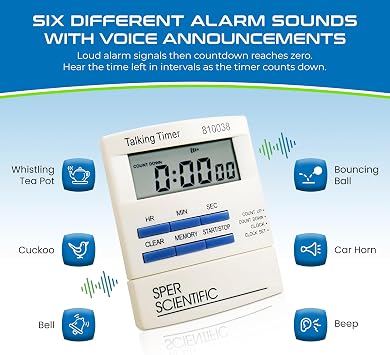 Sper Scientific Talking Lab Countdown Timer