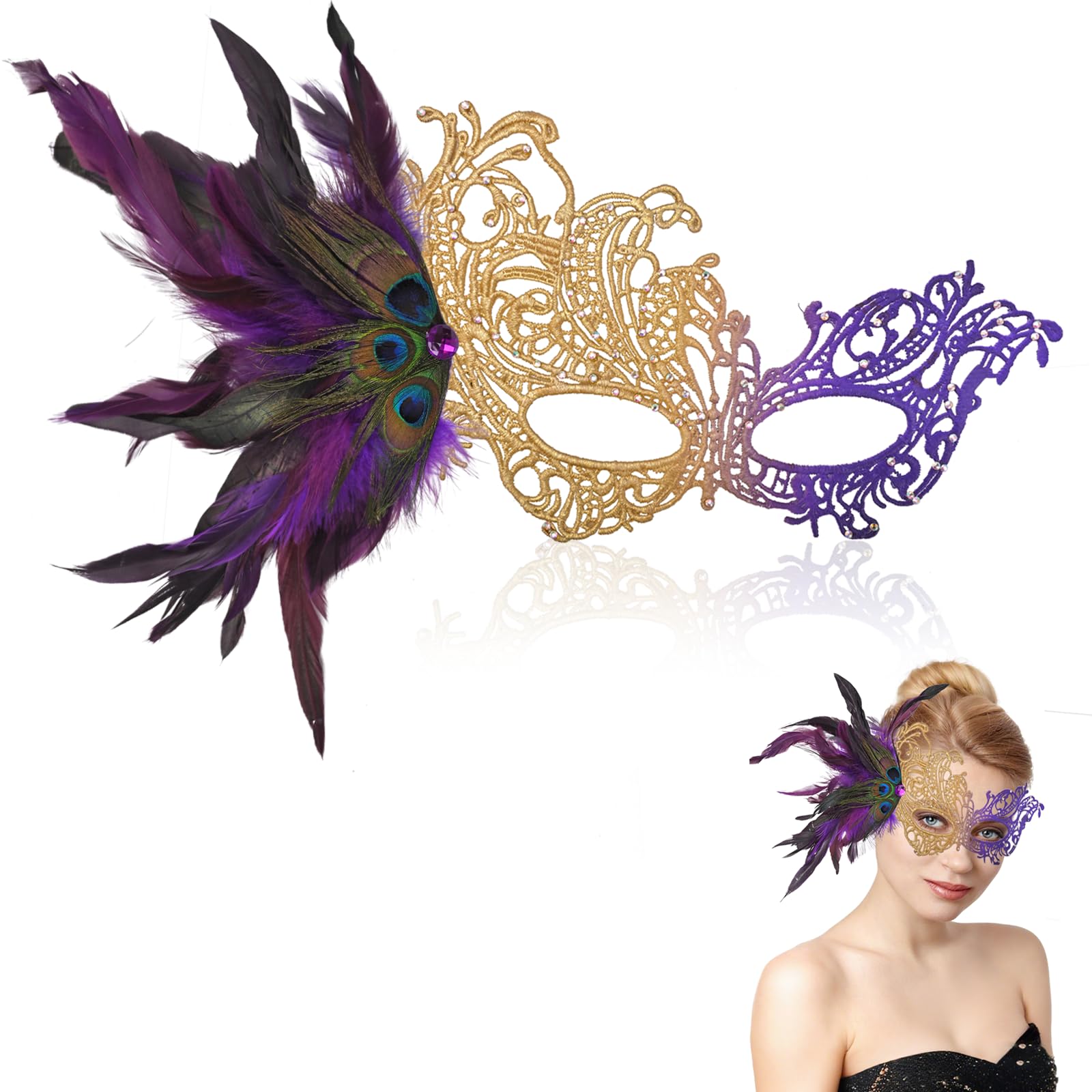 HZHSGLY Masquerade Mask