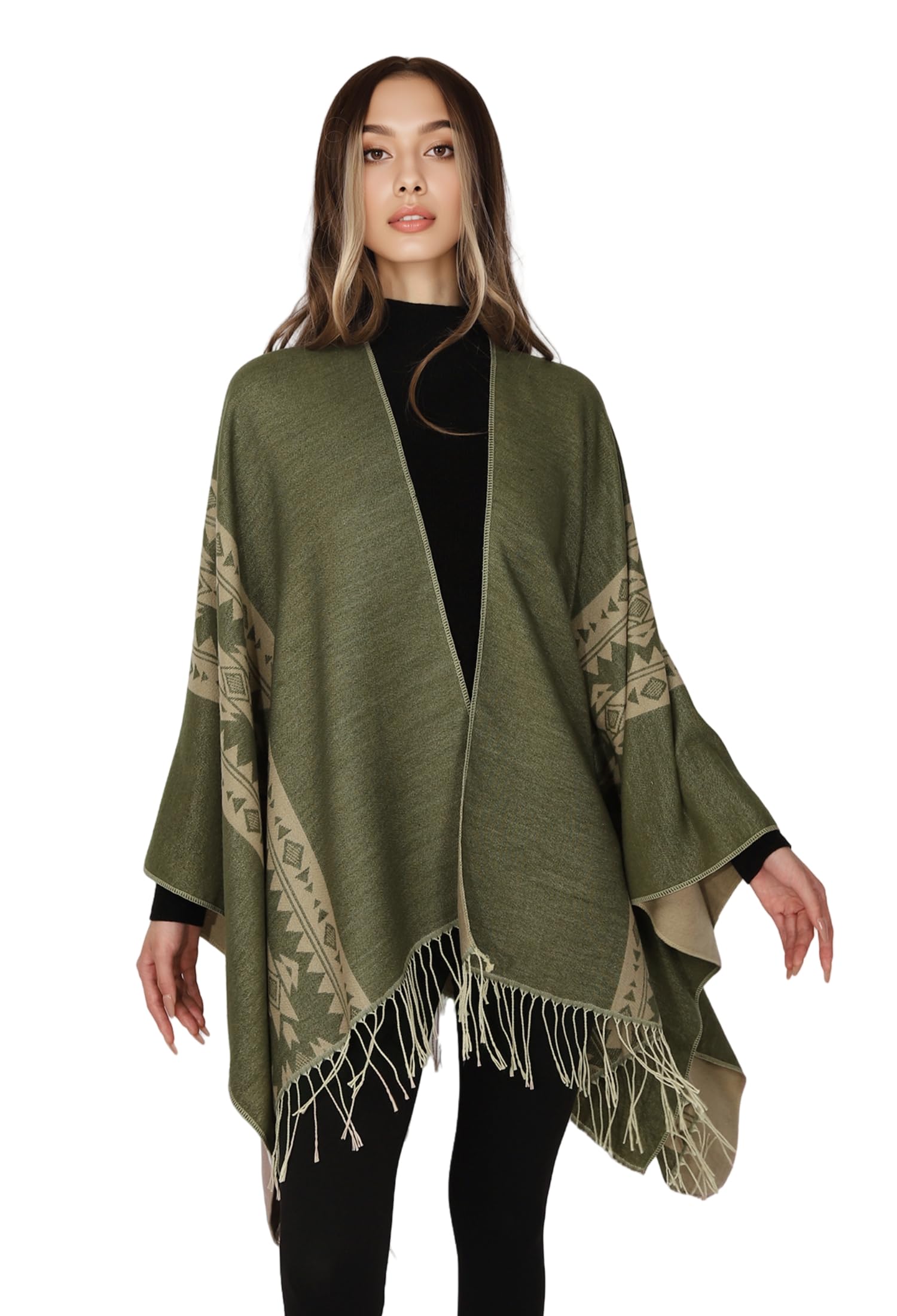 Chales para Mujer, Poncho Capa Cárdigan Abierto Suave, Suéter Bufanda Oversize para Noche, Boda, Fiesta, Viaje