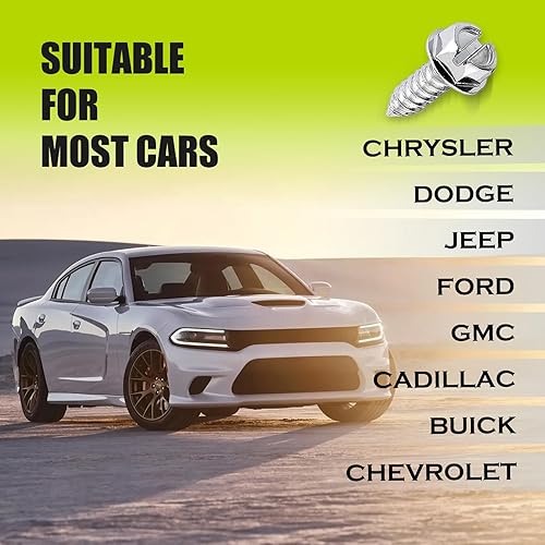 Miniatura 3 de gunhunt Juego de 4 tornillos para matrícula, sujetadores de pernos de acero inoxidable 304, tornillo de cabeza hexagonal, universal para placas