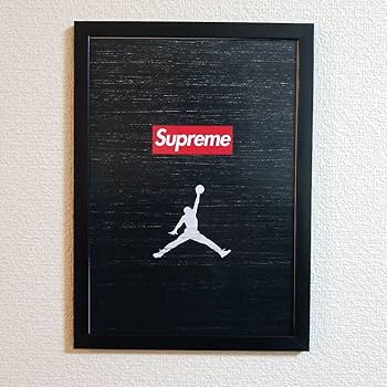ABE 　マットポスター　ダークカモ　（　Supreme パロディ 現代アート ABE マットポスターダークカモ（Supreme パロディ 現代アート