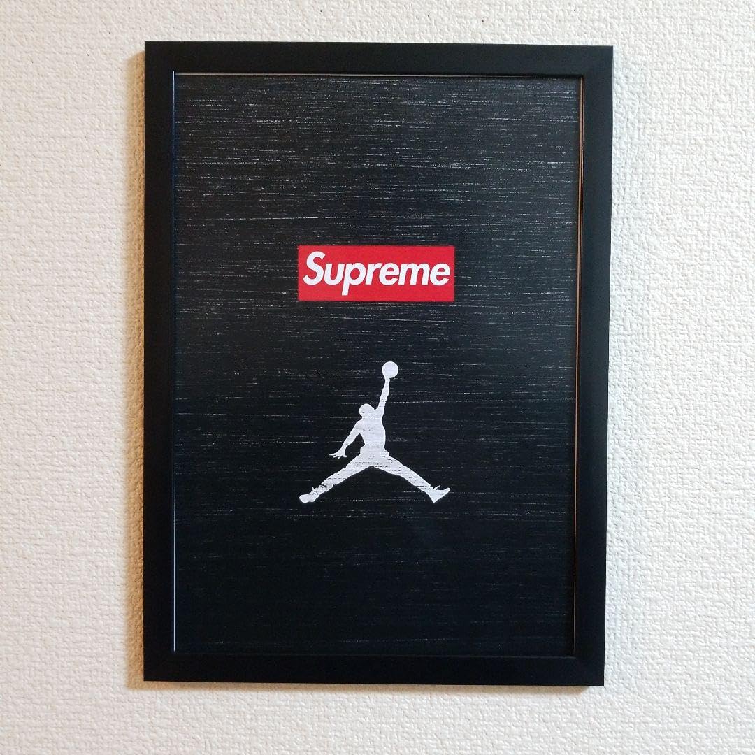 ABE 　マットポスター　ダークカモ　（　Supreme パロディ 現代アート ABE マットポスターダークカモ（Supreme パロディ 現代アート