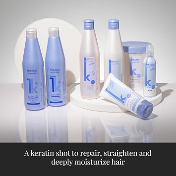 SALERM - Hydrating Hair Mask - Deep Impact Plus - 200 ml - Deep Hair Hydration - For Use After Keratin Shot + Keramix Treatment - Smooth and Straight Hair