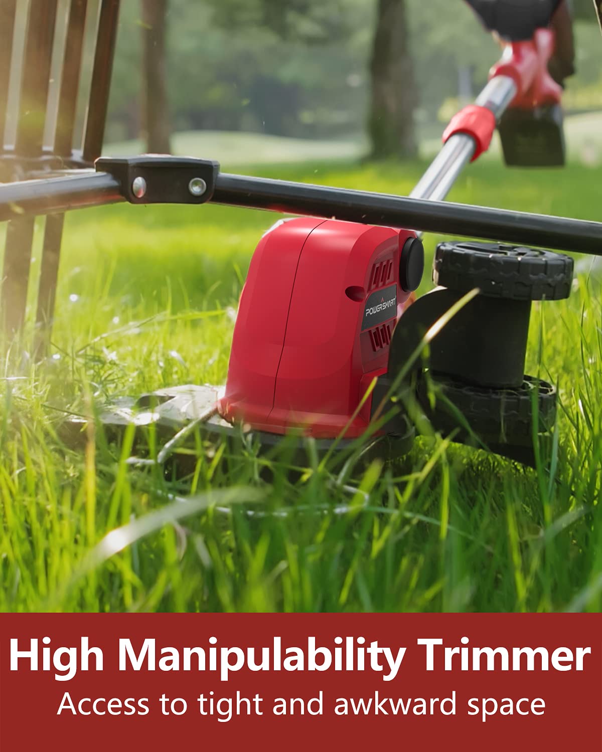 Buy PowerSmart 20V LiIon Cordless String Trimmer, Auto Feed Thread