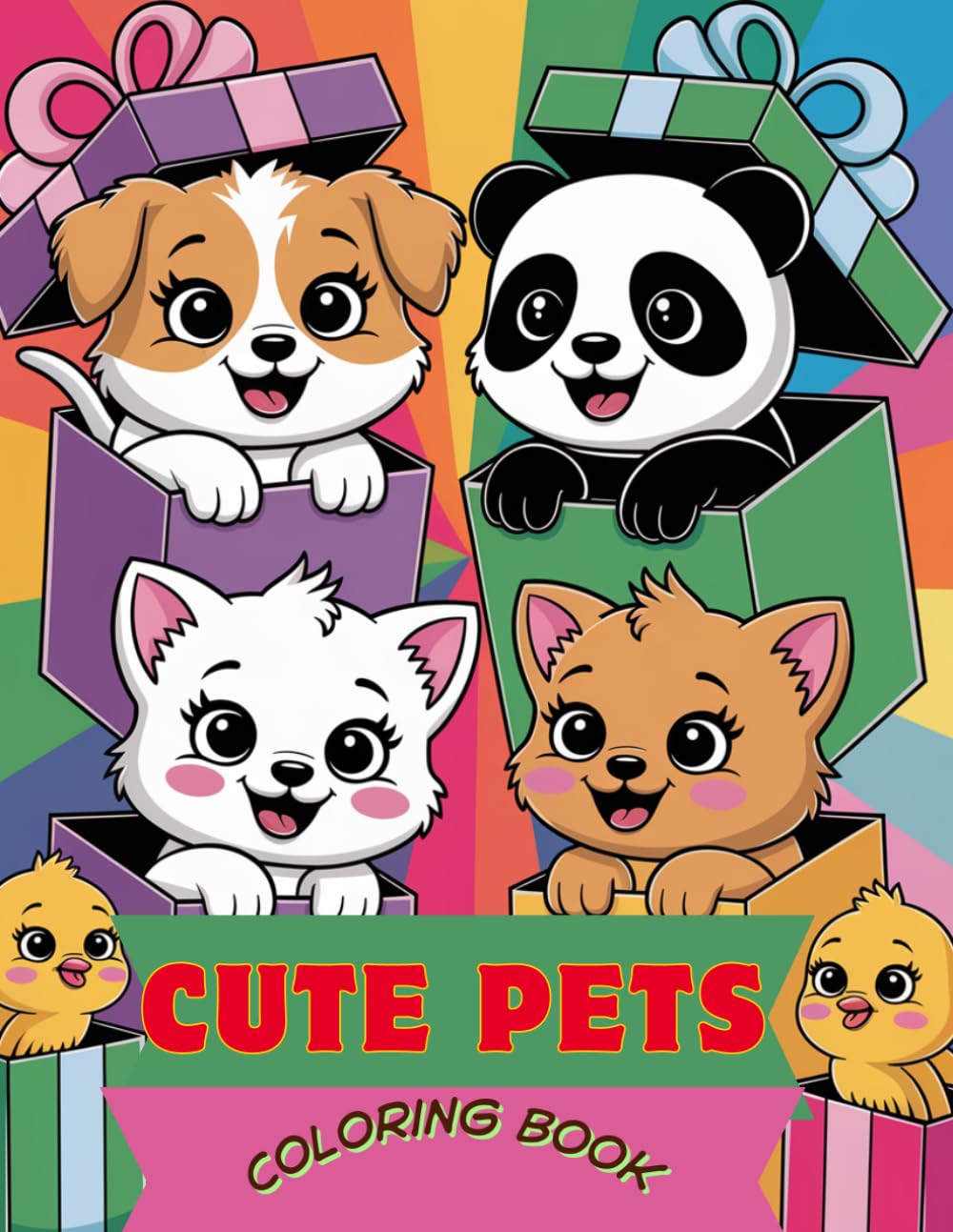 Cute Pets Coloring Book