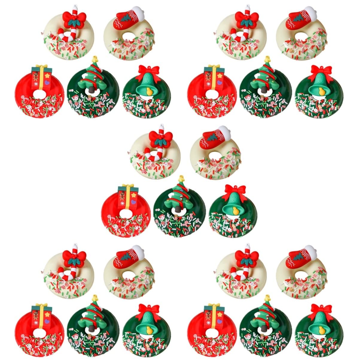 Donuts artificiels de Noël : 30 faux gâteaux pour embellir votre table de fête