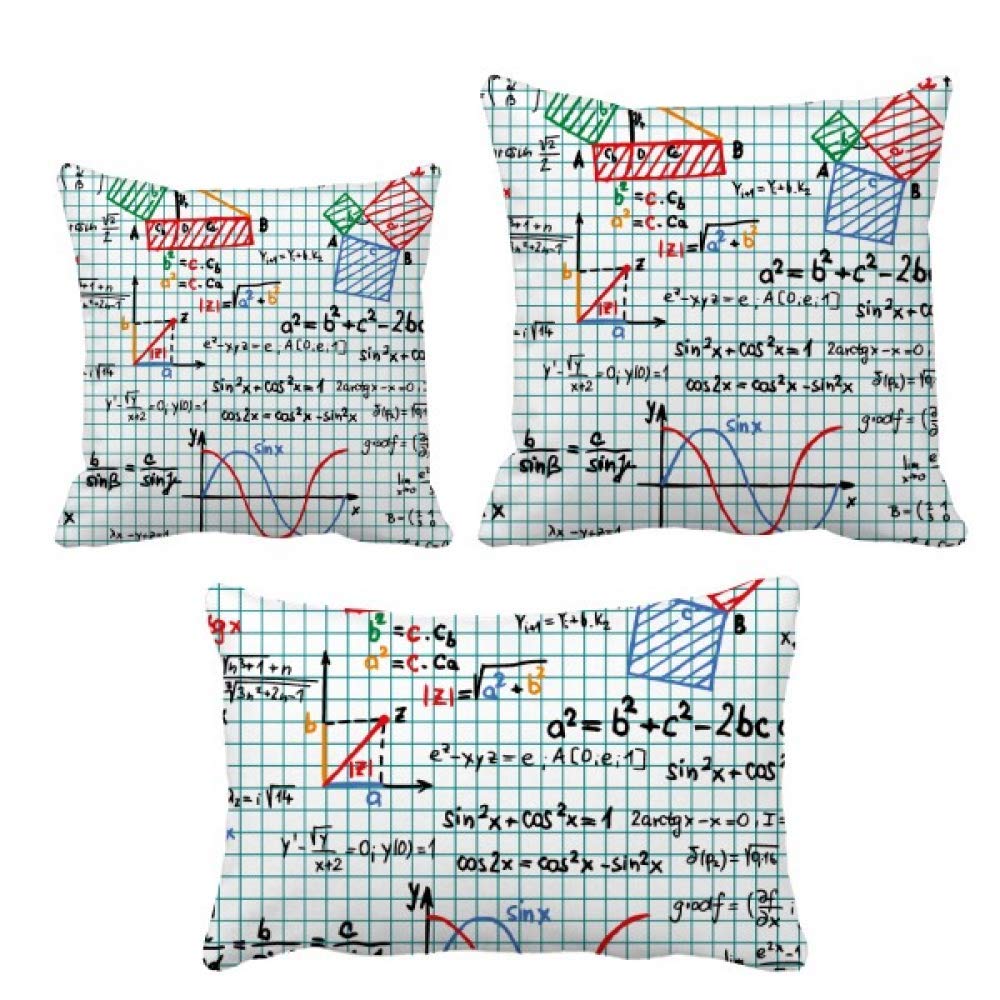Housse de coussin à fonction trigonométrique pour personnaliser un canapé trop sobre