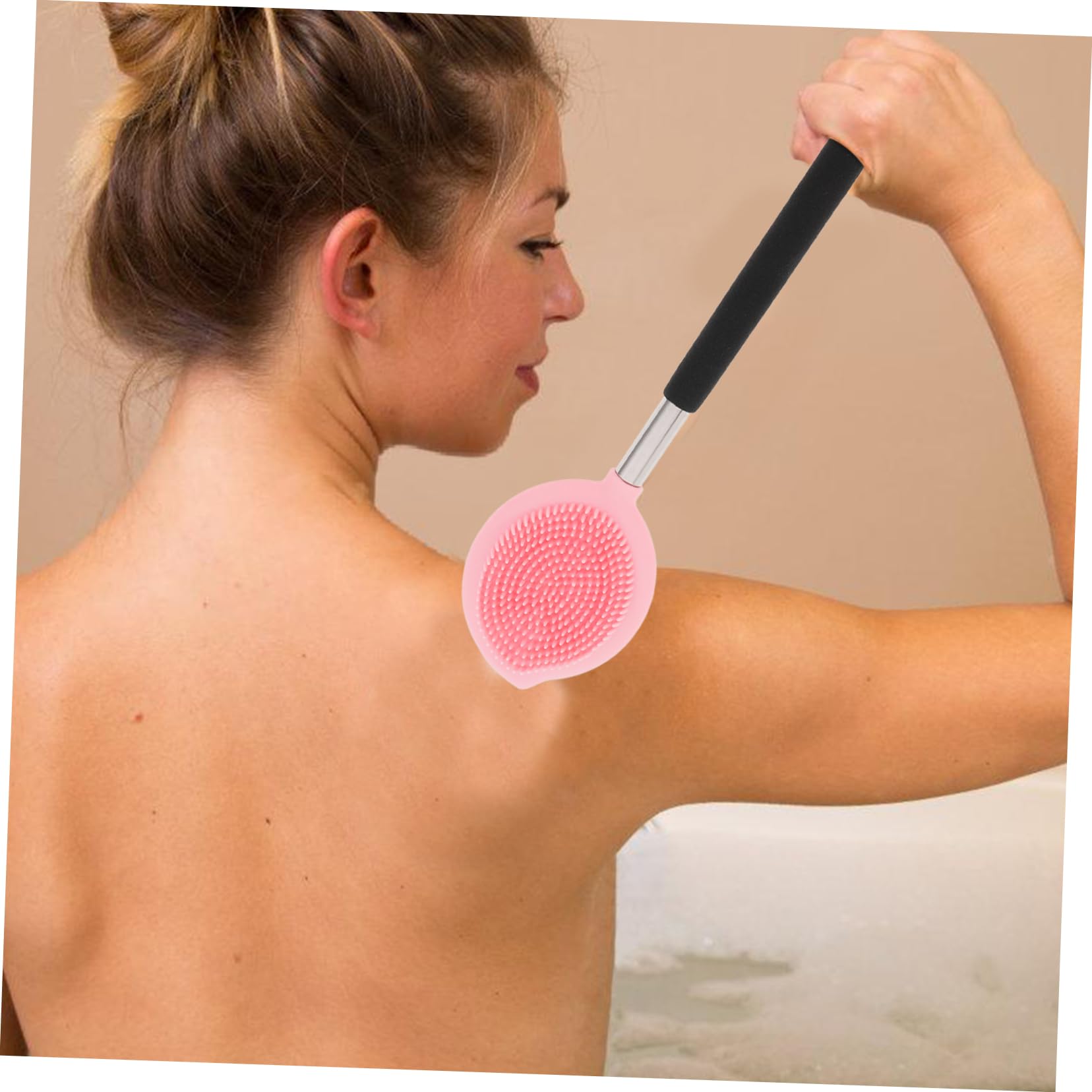 Baluue 5stücke Langstielige -duschbürste Multifunktionaler Rückenwascher Und Massagebürste Für Körperpflege Für Sanfte Und Massage Dusche