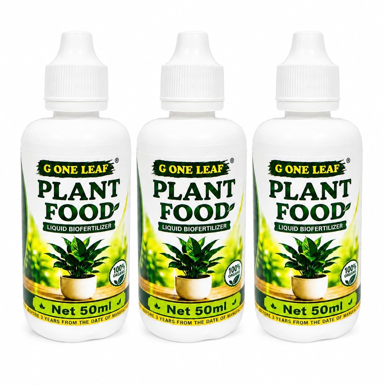 Liquid Plant Care Booster Combo (3 x 50 ml) | Plant Growth Support for Flower Pots, Balcony Gardens & Indoor Plants | Home Gardening Solution-image-32