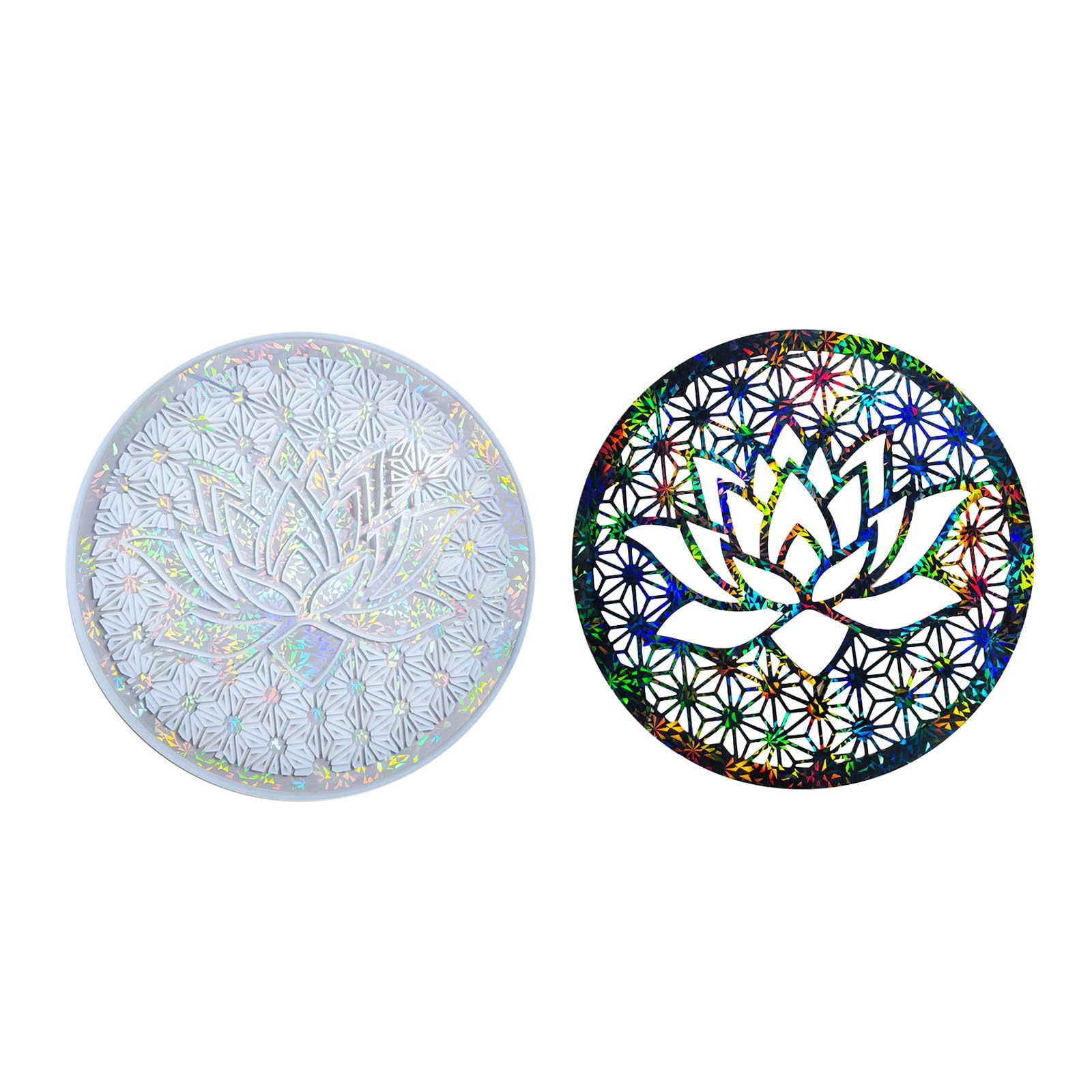 Moule en résine fleur de lotus en silicone flexible pour décoration