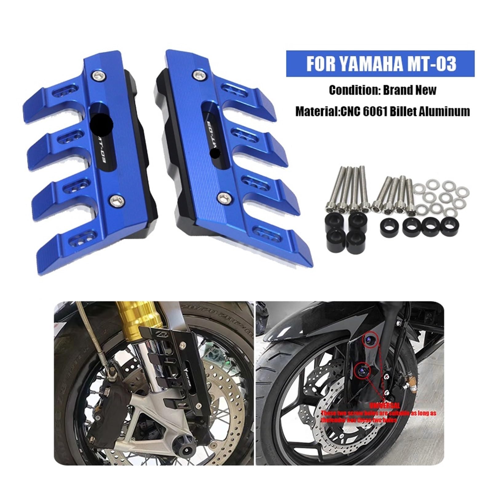 Amazon.co.jp: バイクフォークレッグカバー フェンダー ヤマハ用 MT-03 