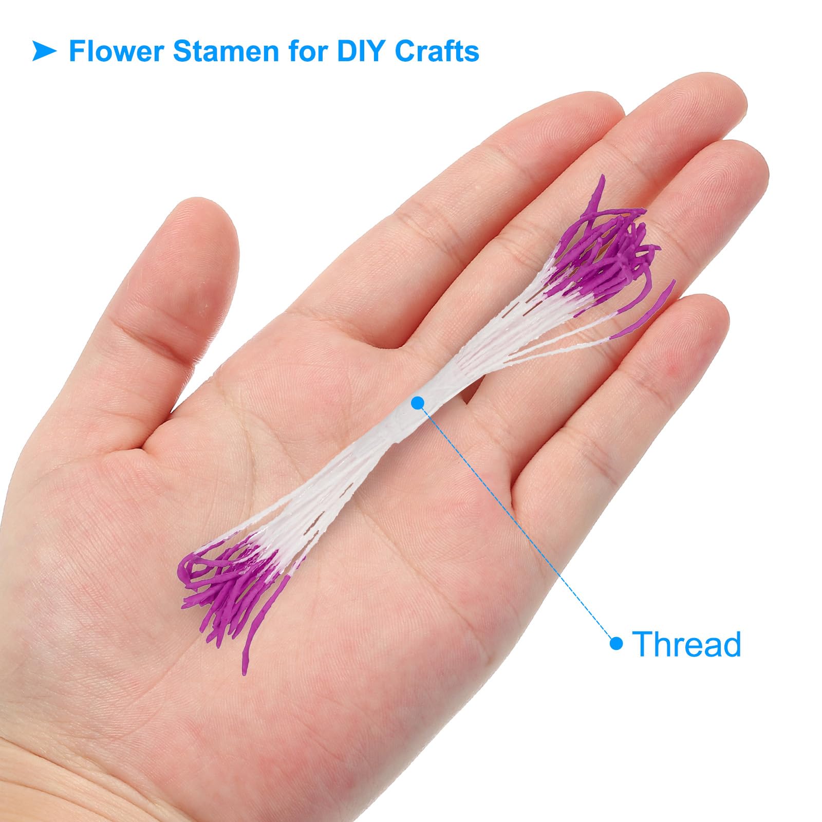 PATIKIL 10mm Double Heads Flower Stamen - Image 3