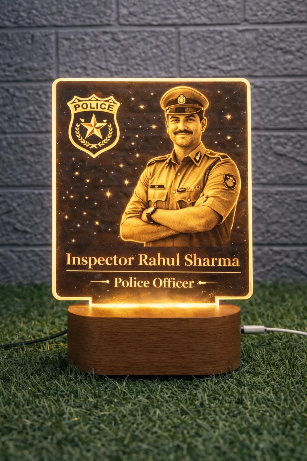 Personalized Photo LED Lamp - Custom Name & Gift -10