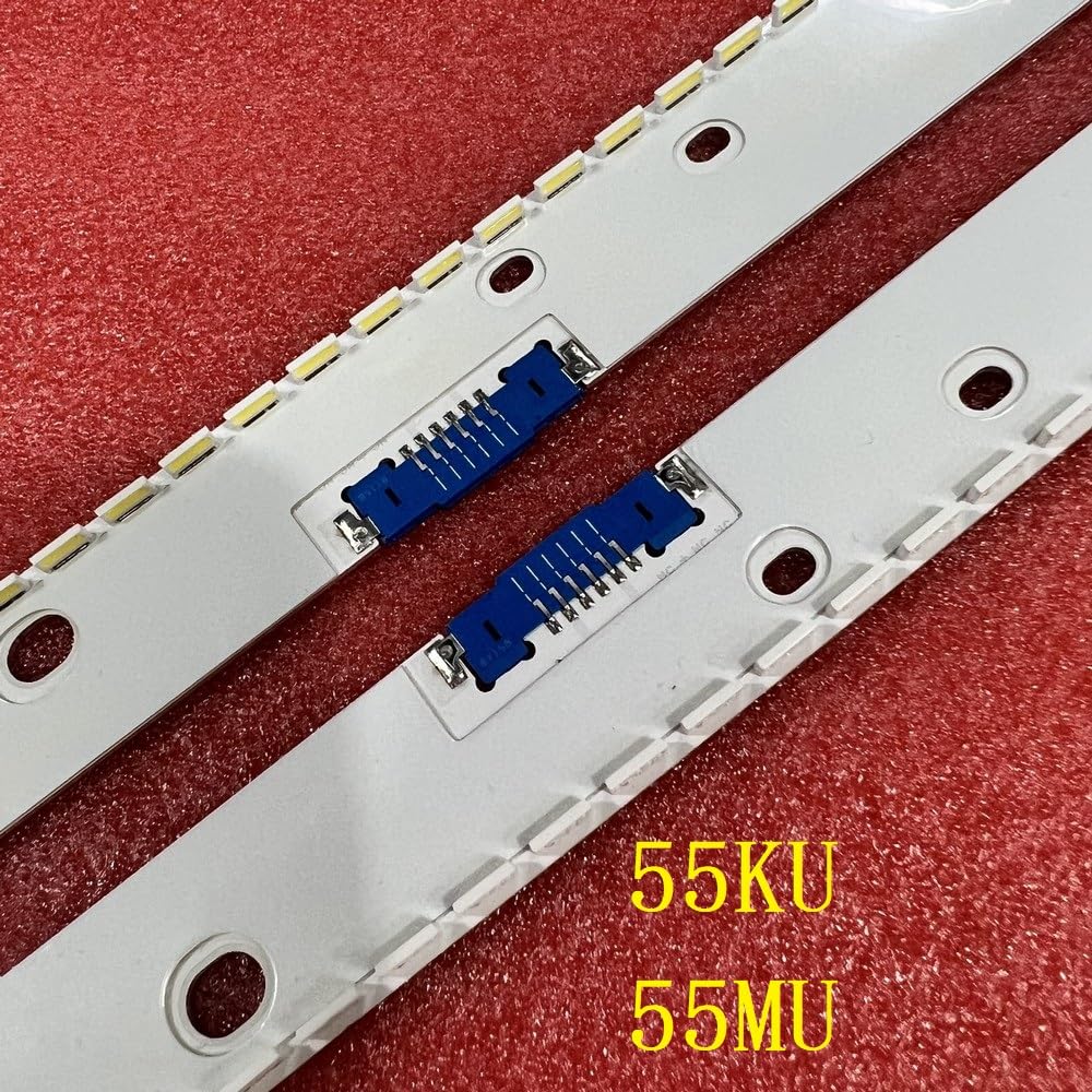 Tira De LED For Iluminación Trasera Compatible Fit For Samsung UE55KU6400U UE55KU6402U UE55KU6405U UE55KU6409U UE55KU6450S UE55KU6450U UE55KU6452U UE55KU6455U(Kit 2pcs For 1 TV)