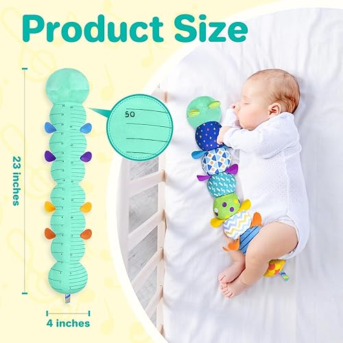 Miniatura 34 de KMUYSL Juguetes para bebés de 0 a 6, 6 a 12 meses, juguete sensorial de peluche con música para bebés de 0, 1, 2, 3, 4, 5, 6 o más, juguete