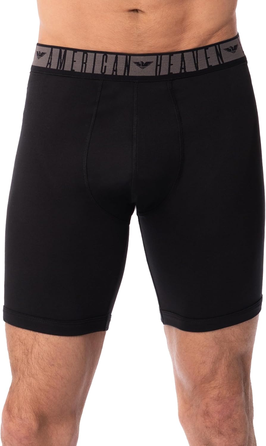 AMERICAN HEAVEN Men's Boxer Briefs | Ultra Soft Micro Fiber Stretch Fitted Boxer Brief -Pack of 6 - Image 2