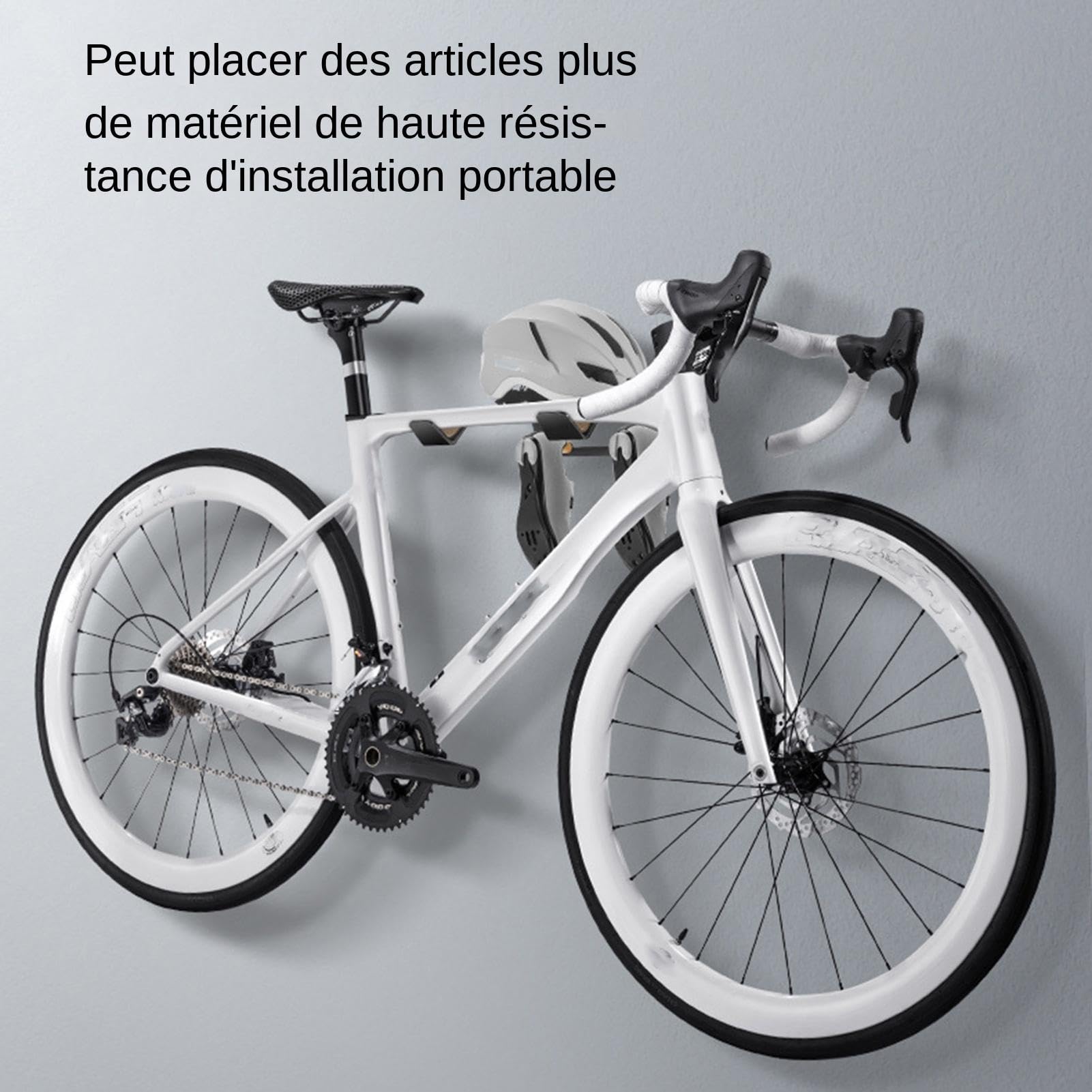 Appendiabiti per biciclette per garage, appendiabiti da parete per biciclette,Portabiciclette da appendere multiuso, garage, deposito per biciclette | Supporto per bici da parete per organizzatore di