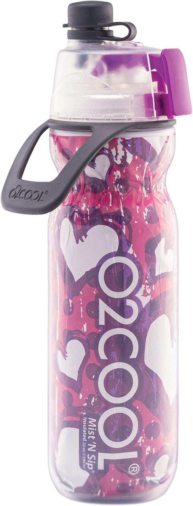 O2COOL ArcticSqueeze Insulated Mist 'N Sip Squeeze Bottle - 20 Oz