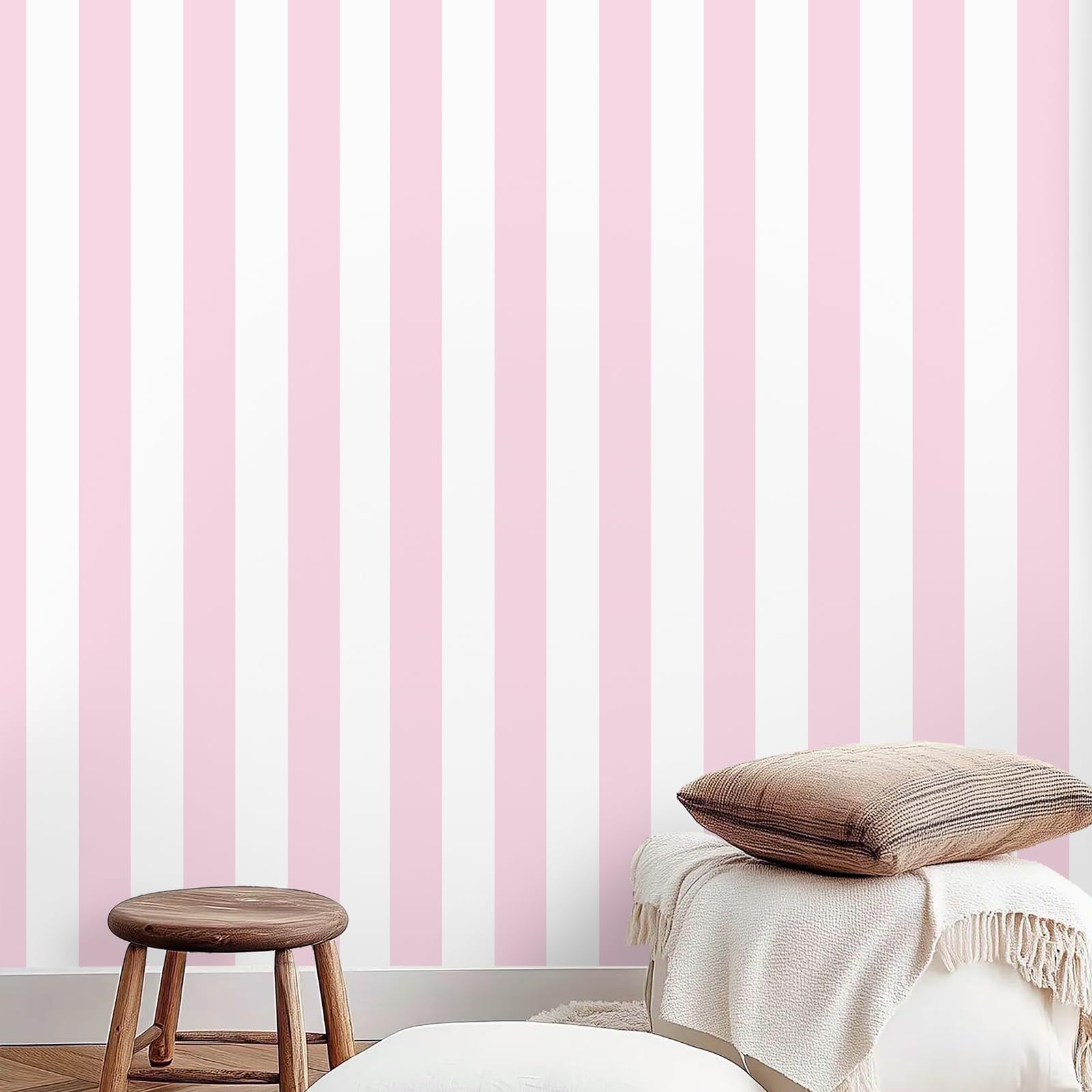 Cohoo Home Pink Stripe Wallpaper