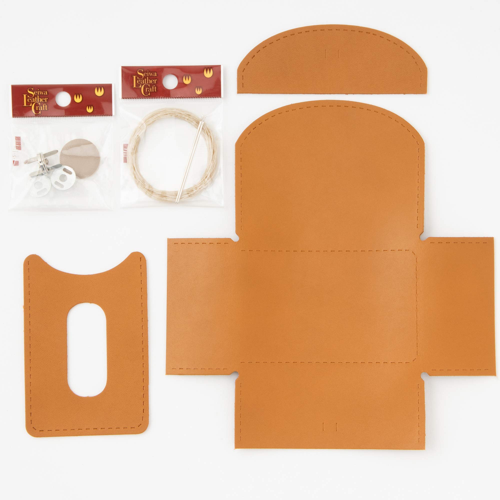 Amazon | SEIWA makeU #8 Coin Case コインケース キャメル