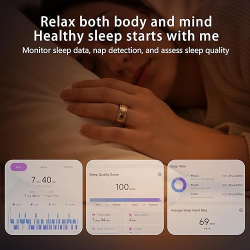 Miniatura 4 de Anillo inteligente (oro y plata, 9)