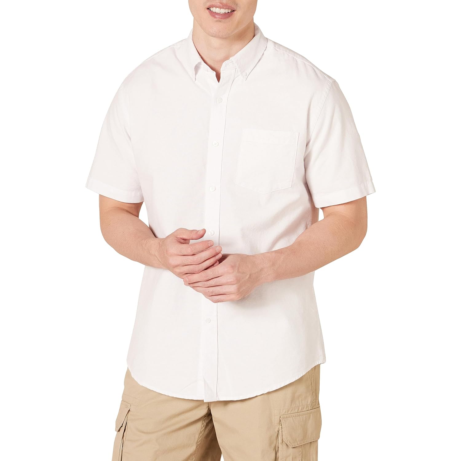 Amazon Essentials Oxford Shirts for Men - Regular-Fit Short-Sleeve