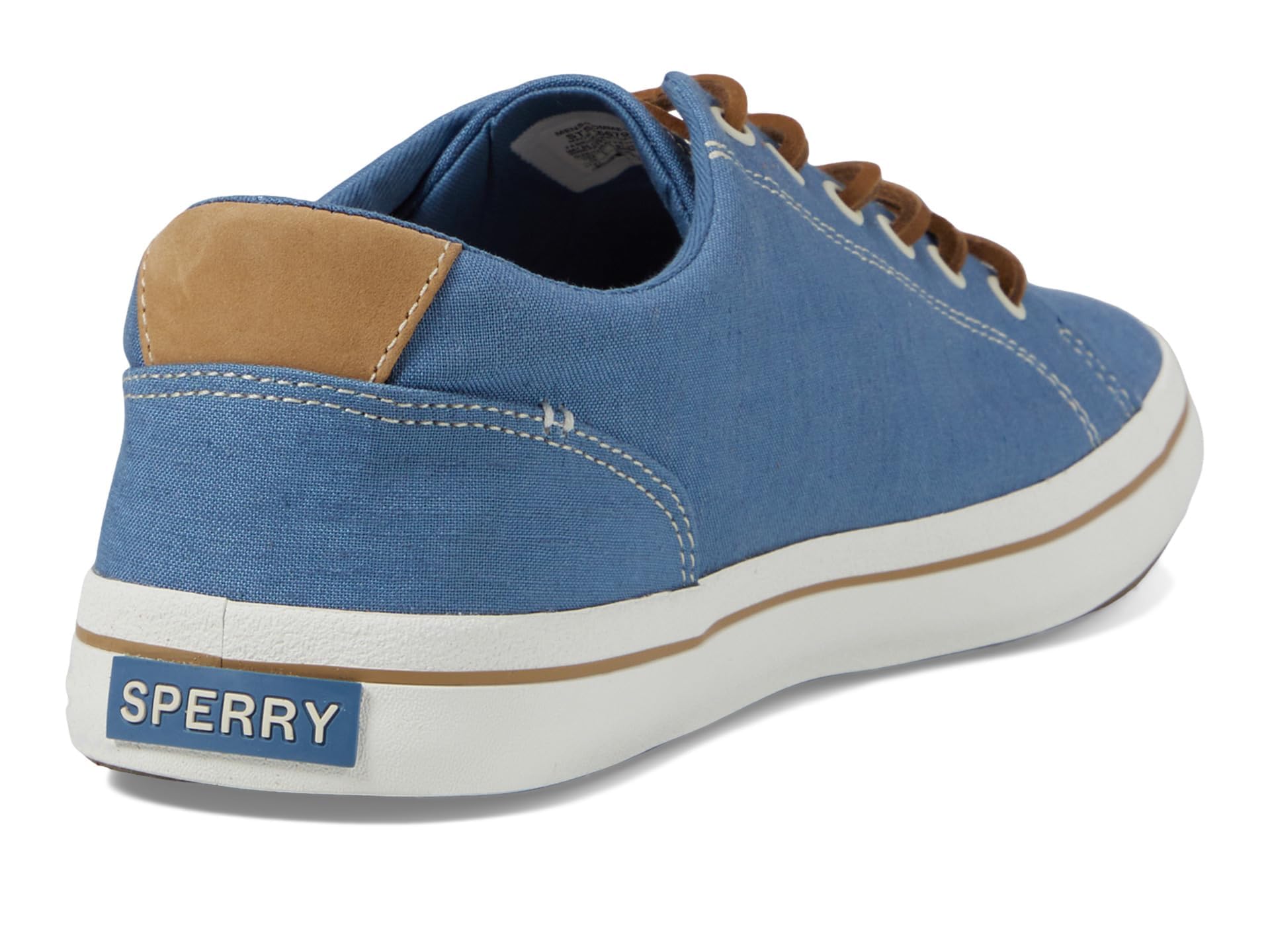 ?? NIB Sperry Mens Striper Ii Slip-on Pride Canvas in Light Blue with Pink Trim Amazon.com | Sperry Men main image 2