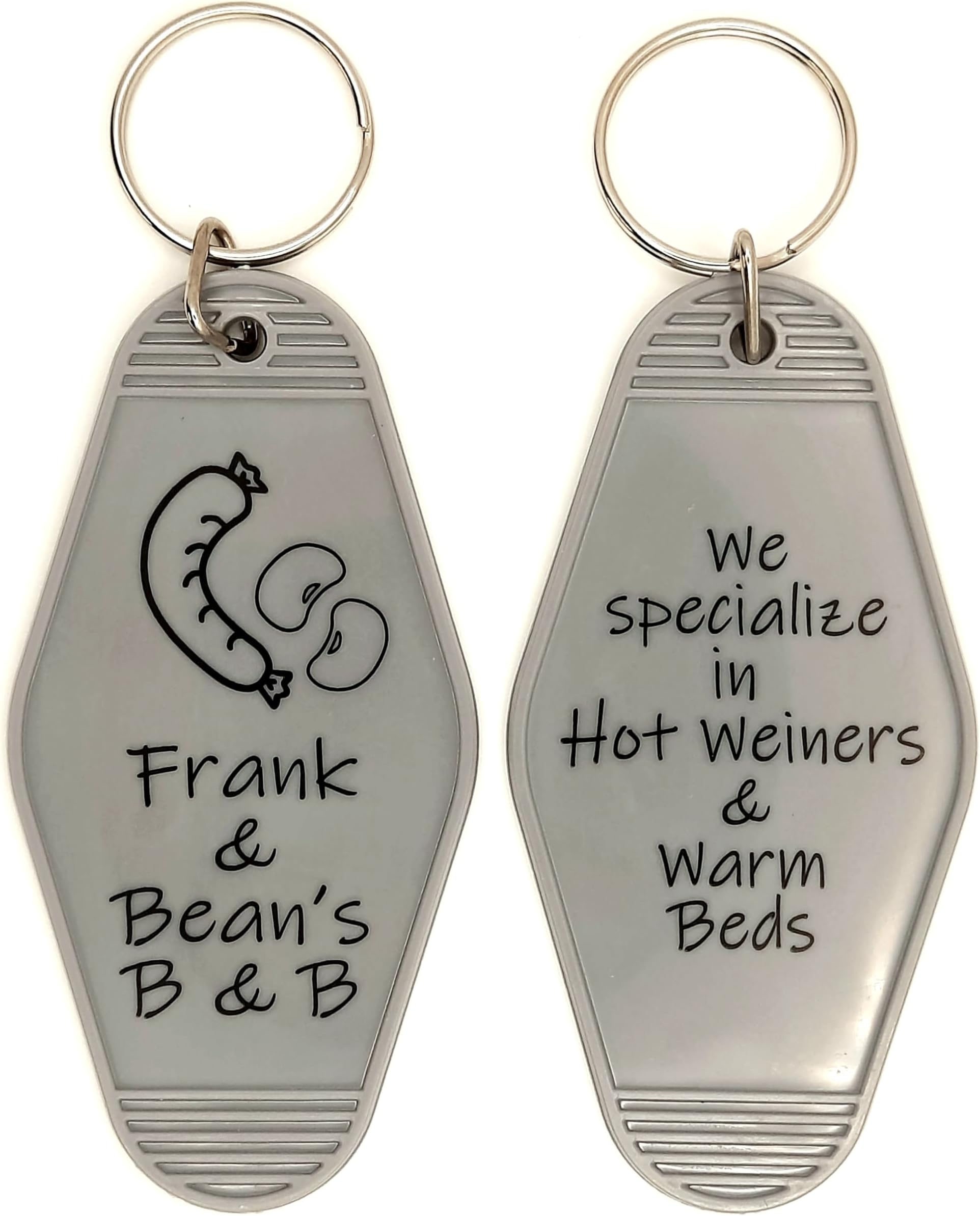 GenericVintage Style Hotel Motel Keychain Novelty Suggestive Funny Two-Sided Adult Humor