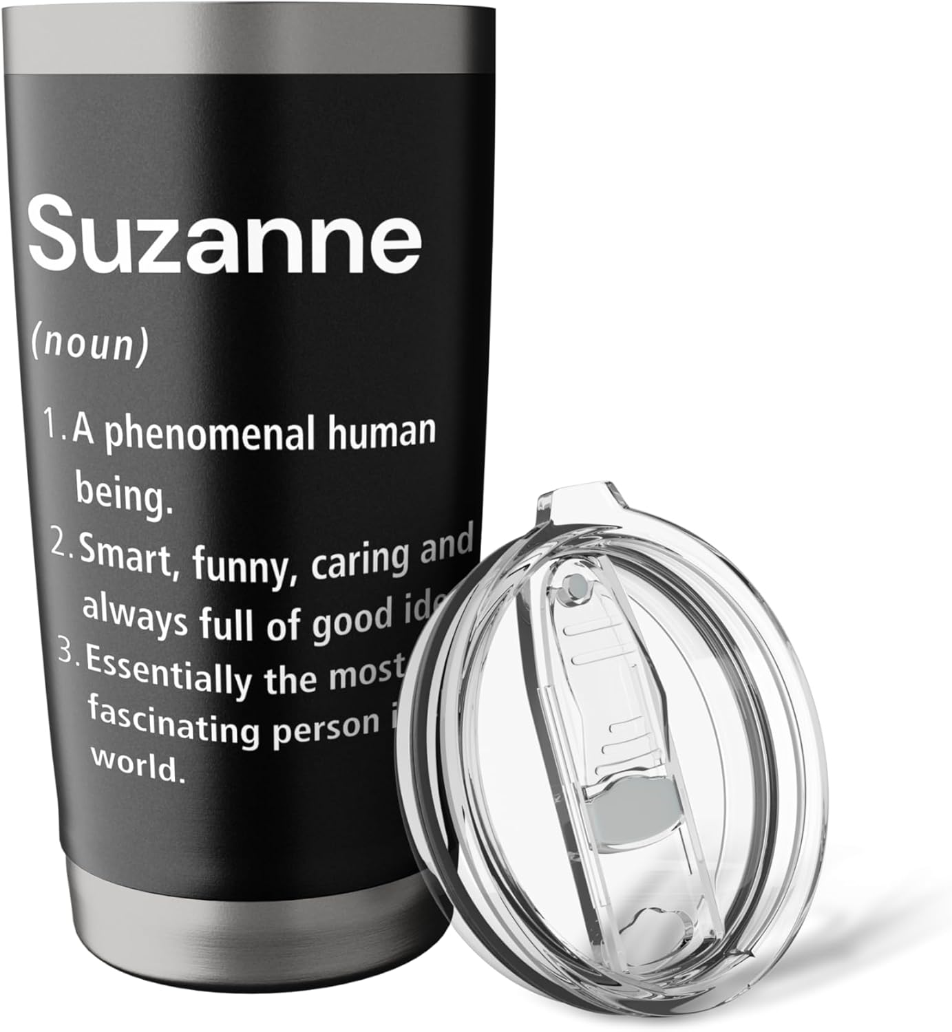 Suzanne Name Definition Dictionary Stainless Steel Insulated Tumbler - Image 5