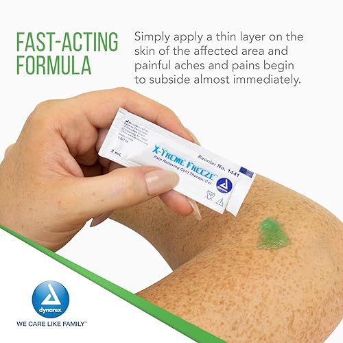 Miniatura 4 de Dynarex X-Treme - Gel de terapia de frío para aliviar el congelamiento, aplicar directamente a la piel, verde, paquete individual de 0.1 fl oz, 2