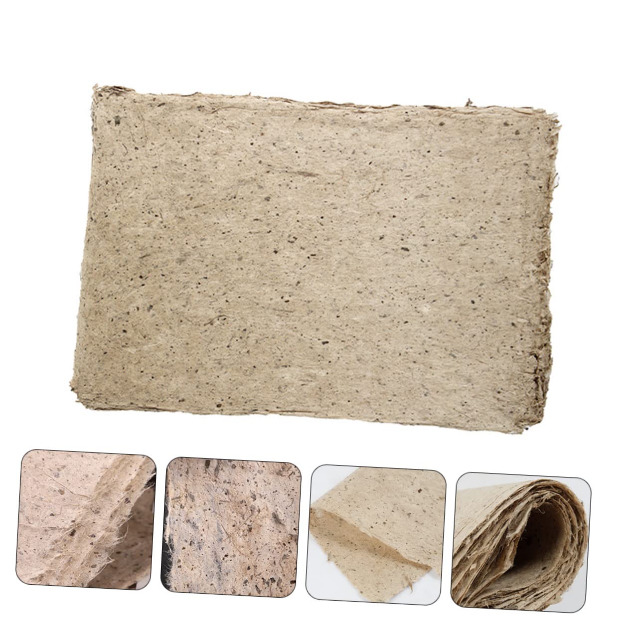 Lurrose 100 Blatt Reines handgeschöpftes Maulbeerpapier handgemachtes DIY-Papier Kalligraphiepapier calligraphy paper aquarellpapier Zeichenpapier Übungspapier für Kalligrafie Reis Papier