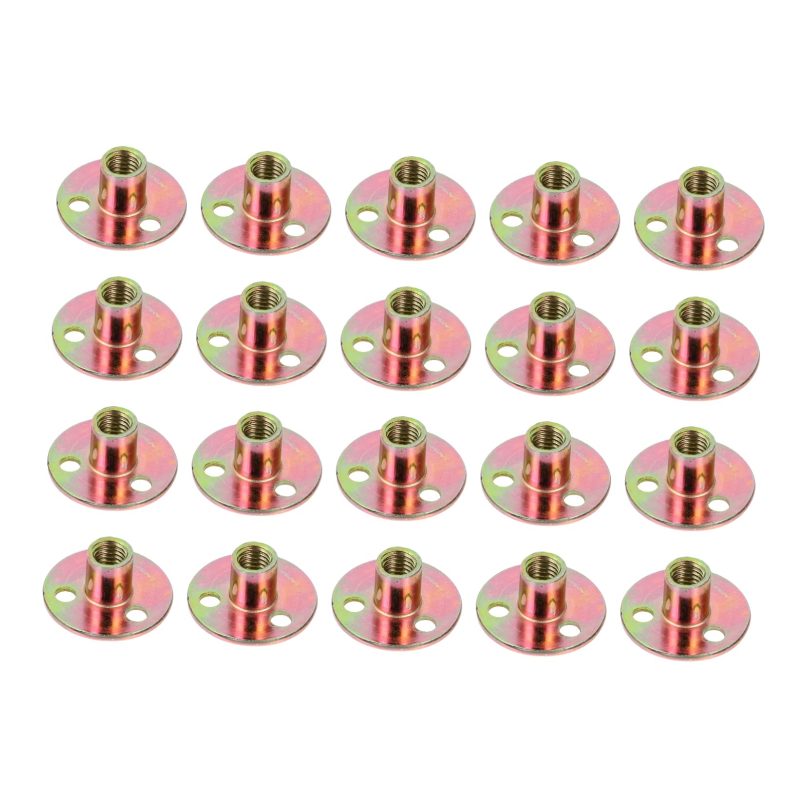 SOLUSTRE Ergonomic Design M10 Iron Nut Round Plate Nut for Iron Flange Plate Nut