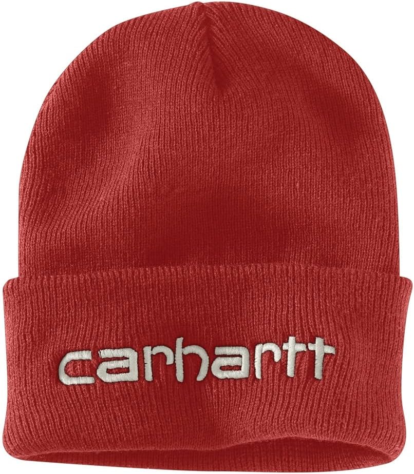 Carharttmens Knit Insulated Logo Graphic Cuffed Beanie Beanie Hat