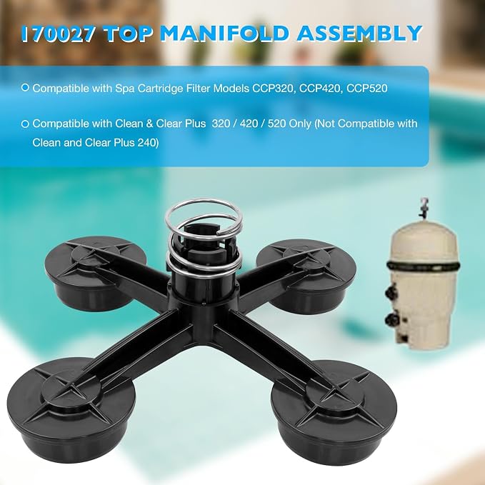 Ensamble Superior de Múltiple para Filtro de Piscina miniatura 3