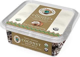 United With Earth Organic Coconut Date Rolls - 12oz (4-pack) | Non-GMO, Gluten-Free, Vegan, Paleo, Certified Organic