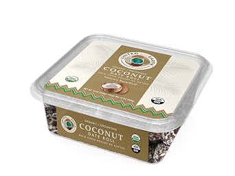 United With Earth Organic Coconut Date Rolls - 12oz 4-pack | Non-GMO, Gluten-Free, Vegan, Paleo, Certified Organic