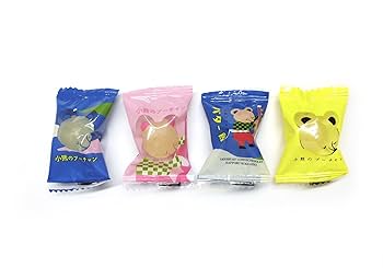 Amazon.co.jp: ［札幌千秋庵］小熊のプーチャンバター飴小