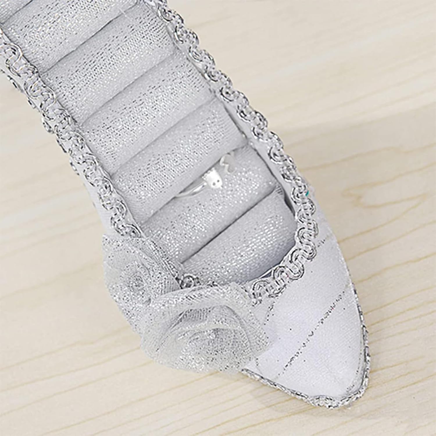 Decorative High Heel Shoe Shape Jewelry Display Stand Organizers Perfect for Rings Earrings Necklaces and Home Decors High Heel Rings Holder image 5