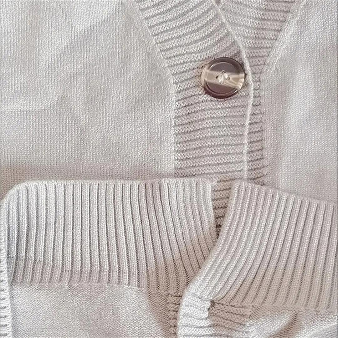 Ownwfeat Damski sweter bez rękawów z dzianinową krótką kamizelką