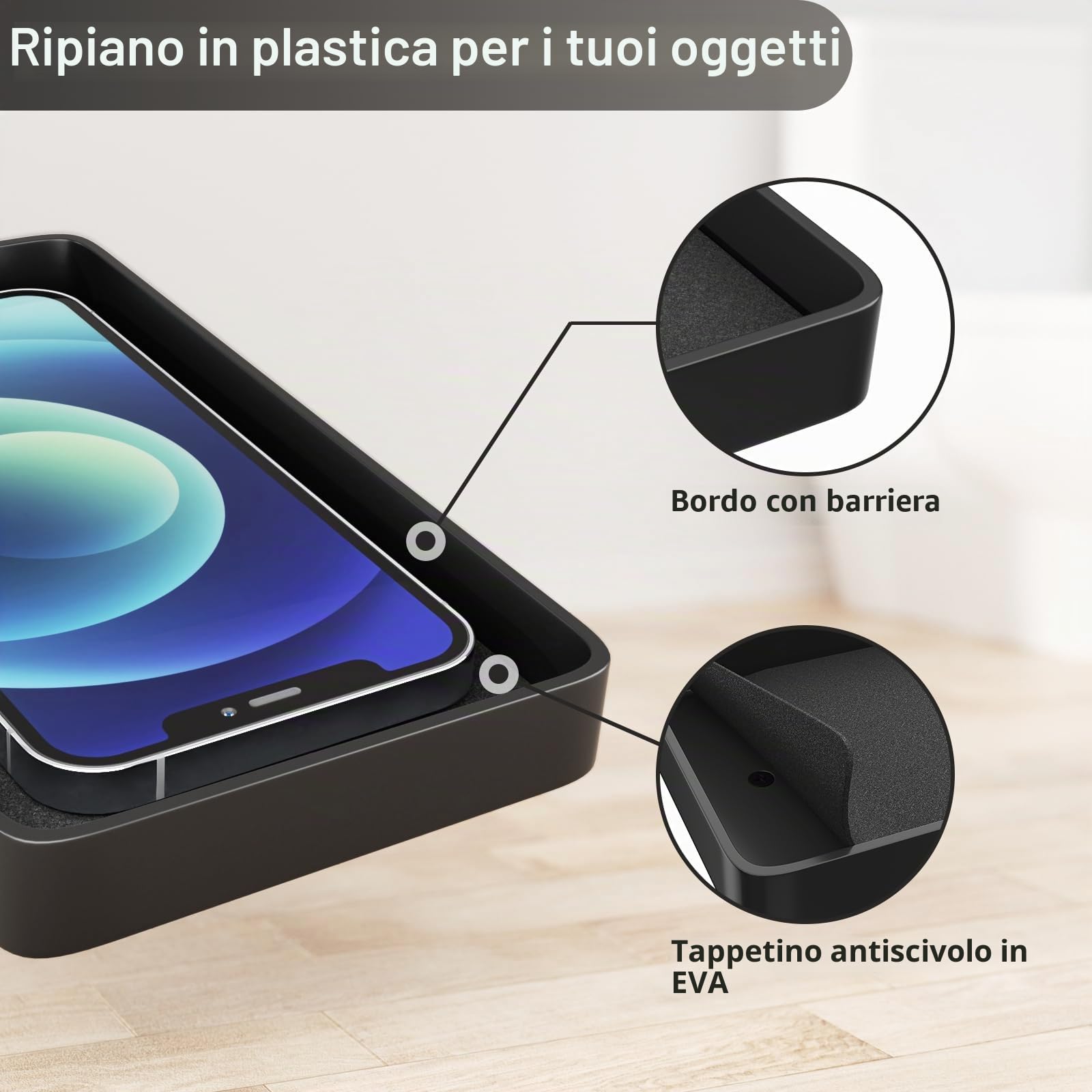 Susswiff Piantana Portarotolo e Scopino - Porta Carta Igienica Nero con Scaffale per Salviettine Umidificate, Acciaio Inox con Spazzolino WC , in Piedi