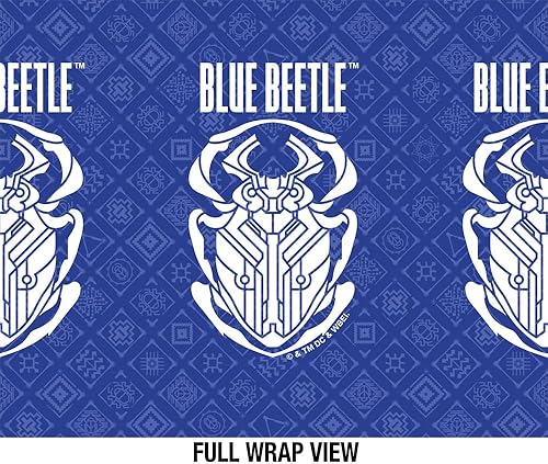 Miniatura 3 de Blue Beetle (2023) OFFICIAL Circuit Beetle Logo - Botella de agua aislada de 24 onzas, resistente a fugas, acero inoxidable aislado al vacío con