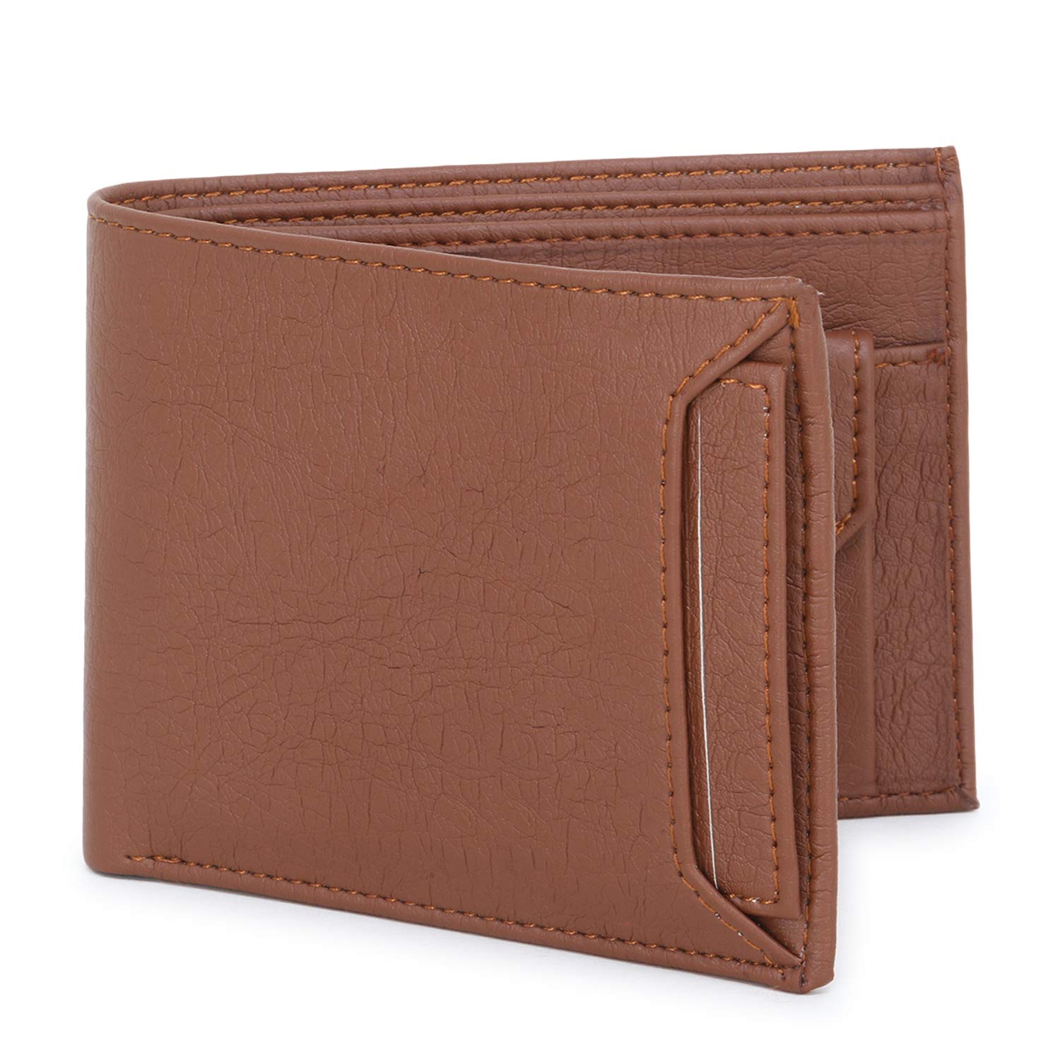 Wallet for Men's PU Leather (Tan)-image-37