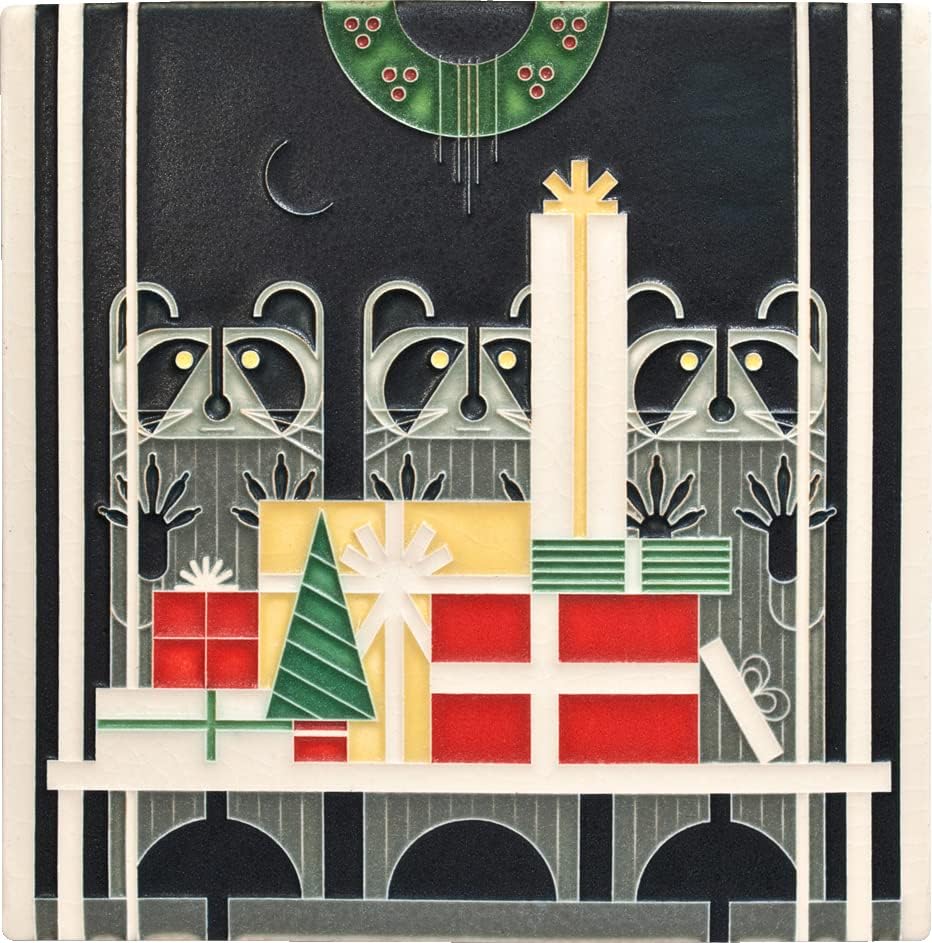 Charley Harper Gift Rapt Decorative Tile