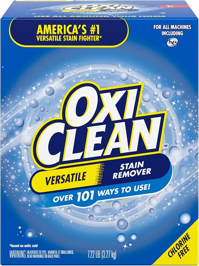 OxiClean Versatile Stain Remover Powder, 7.22 lbs. $11.24 [$9.74] when you clip the 20% off coupon and check out with Subscribe & Save. ($14.98 at Walmart) CLICK HERE