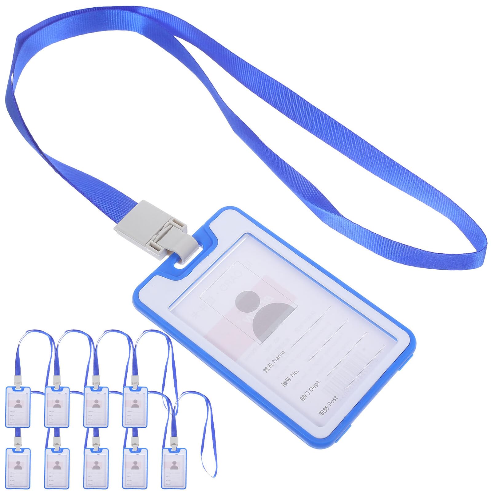 Evita pérdidas con fundas para tarjetas de identificación reutilizables de PP para personal 8